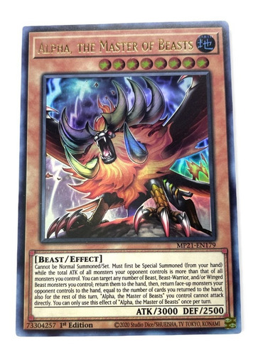 Yugioh Alpha The Master Of Beasts Mp21
