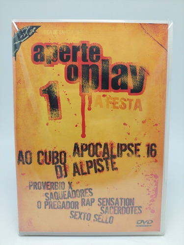 Dvd Aperte O Play 1, A Festa - Original Lacrado