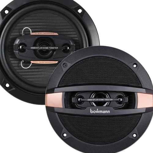 Parlantes Para Auto 16cm, 4 Vias, 250w Max Bowmann Tux-1680