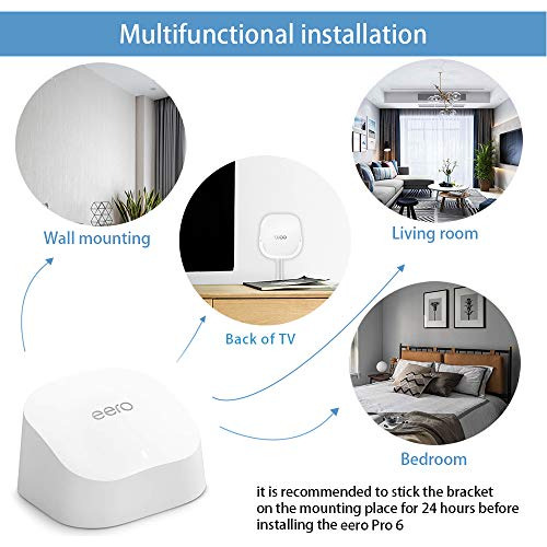 Soporte De Pared Para Eero 6, Soporte Vhb Sin Tornillos Para