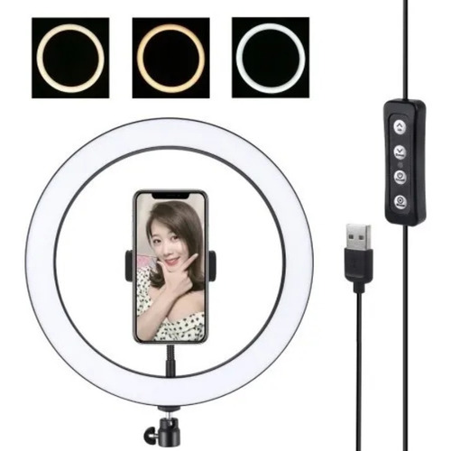 Aro Led Luz Selfie Fotografía Vídeo Maquillaje  30cm