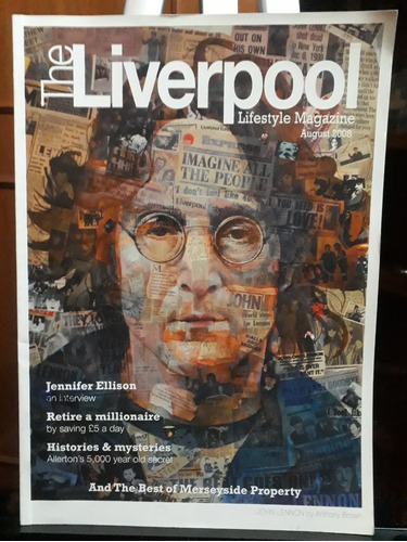 John Lennon Revista The Liverpool Con Flyer Inglés Beatles