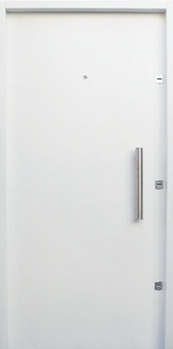 Puerta Seguridad Inyectada Chapa 18 3 Cerradura 80 X200 