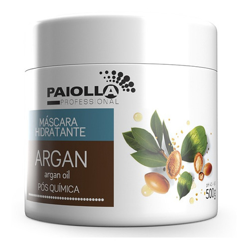 Máscara Para Hidratação Argan Oil Pós Química Paiolla 500g