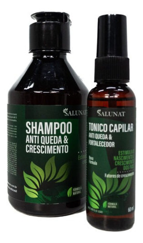 Kit Shampoo 250ml E Tonico Capilar Antiqueda E Crescimento