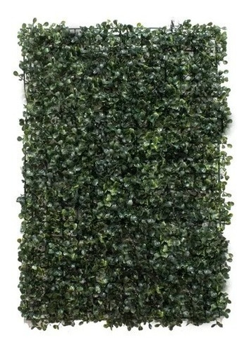 Muro Verde Follaje Artificial Arrayán Oscuro 10 Pz 60x40 Cm