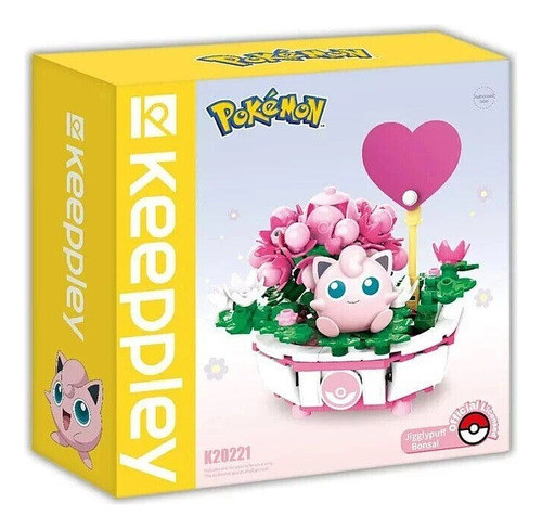 Figura Armable Jigglypuff Bonsai Pokemon Keeppley