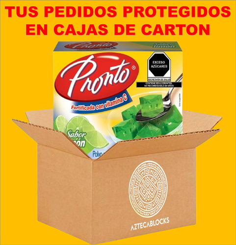 Pronto 3 Gelatinas De Agua Sabor Limón Con Vitamina C Wow