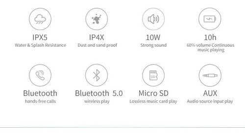 Parlante Bluetooth Subwoofer