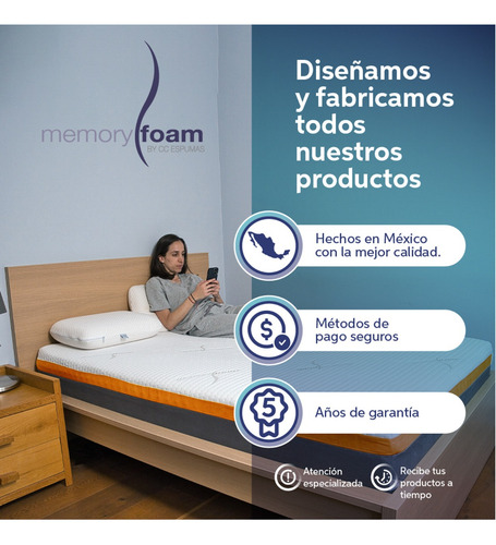Colchón Memory Foam Better Individual