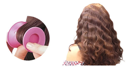 30pc No Magia Silicona Rizadores Para El Cabello Clip Rizado