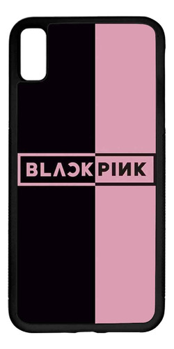 Funda Protector Case Para iPhone XS Max Black Pink