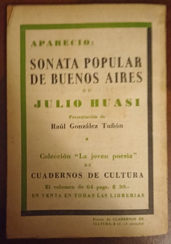 Revista Cuadernos De Cultura 42 Julio-agosto 1959 (Usado)
