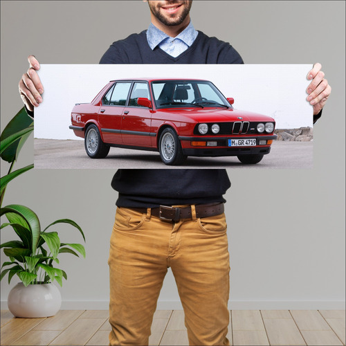 Cuadro 30x80cm Auto 1985 Bmw M5 82644 84