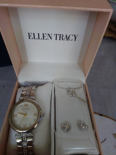 Reloj Con Collar Ellen Tracy 100%original