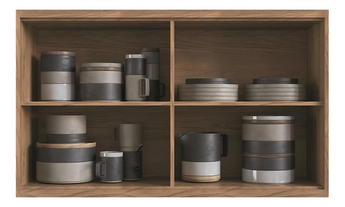 Cozinha Compacta Mdf Modulada Édez Uno, 2 Peças, Off White