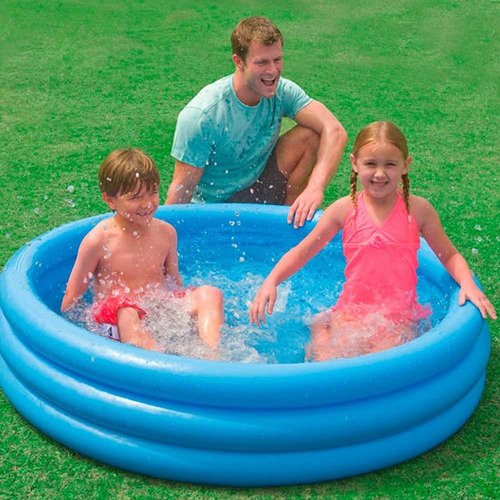 Intex Piscina De Cristal Azul, Edad 2 Plus