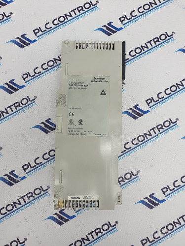 Schneider Automation 140 Cpu 434 12a Controlador (Usado)