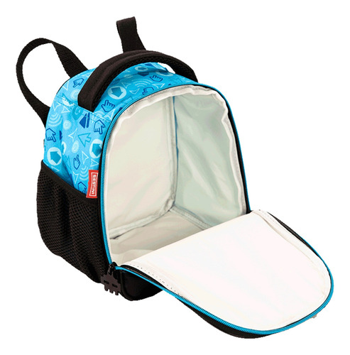 Mochila De Costas +lancheira+ Estojo Sestini Start Play Cor Preto