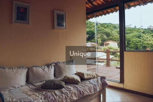 Imagem 6 de 12 de Casa C/ Vista Mar À Venda, 107 M² Por R$ 1.100.000 - João Fernandes - Armação Dos Búzios/rj - Ca1121