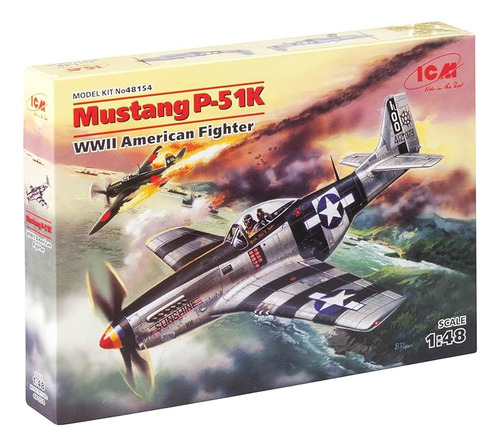 48154 Mustang 51k Wwii American Fighter