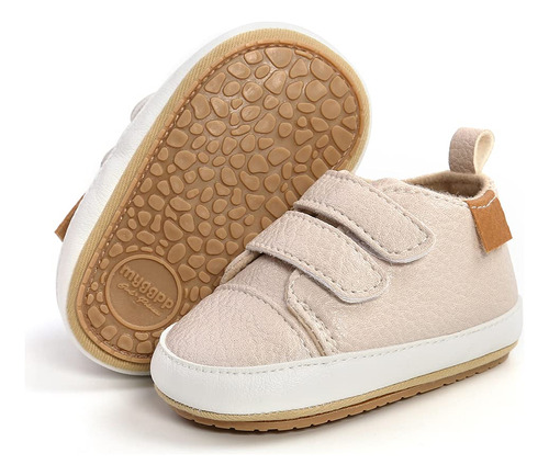 Sofmuo - Tenis De Piel Con Cordones Para Bebs, Mocasines Con