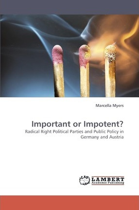 Libro Important Or Impotent? - Marcella Myers