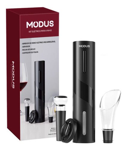 Abridor Automático De Botellas Modus Con Forma De Sacacorcho