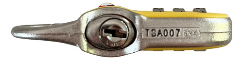Candado P/ Equipaje Valija Combinación Tsa Ytp2 Yale 8820 Amarillo