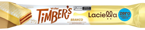Lanche Fit Wafer Chocolate Branco Zero Adição De Açúcar