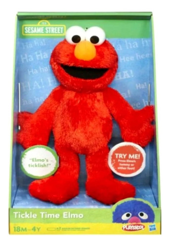 Plaza Sésamo Elmo Electrónico Gigante Grandes Abrazos+regalo (Usado)