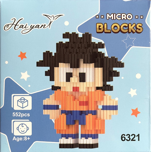 Rompecabezas 3d Mini Magic Blocks Bloques Armables Goku