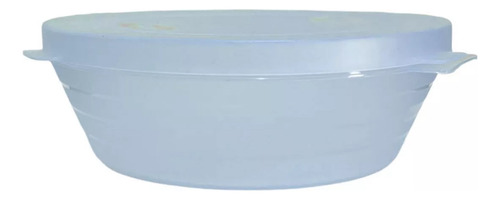 3 Potes Plástico Bow Linha Cony Azul Translucido 600ml
