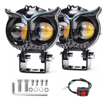 Comprar 8000lm Luz Leds Faros Para Motos Luces Auxiliares Lupa Autos