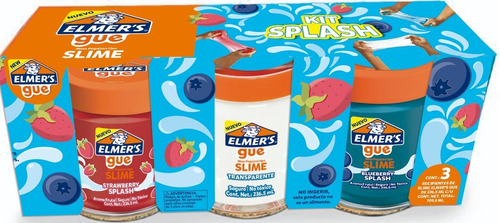 Kit Slime Listo Splash Elmers 236.5 Ml