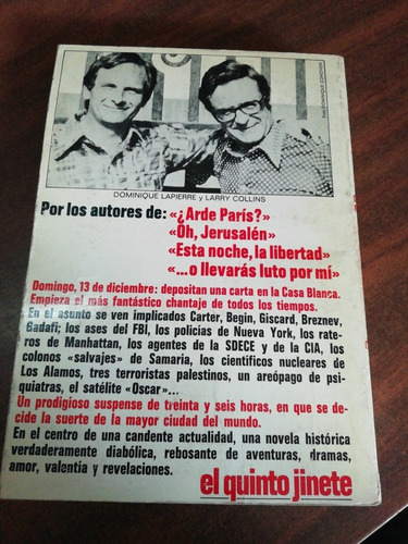 Dominique Lapierre El Quinto Jinete (Usado)
