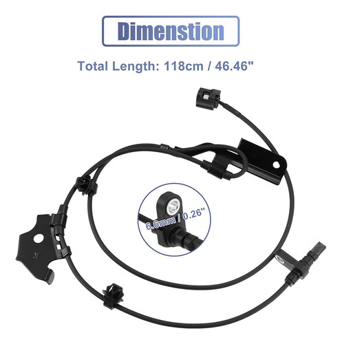 895420r020 Sensor Abs Delantero Derecho P Toyota Rav4 06-18