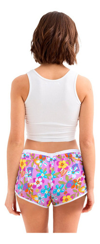 Short De Playa Con Bolsas Para Mujer Secado Rápido