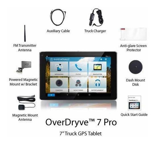 Mcnally Overdryve 7 Pro Truck Navigation With Display And Uq