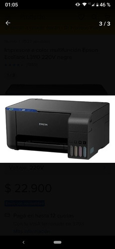 Impresora Epson L 3150 Nueva Caja Apenas Dañada. Acolor Wifi