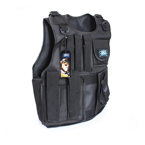 Imagem 2 de 3 de Colete Tático Bolsos - Policial Militar Airsoft Segurança