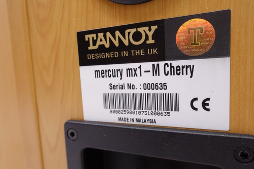 Parlantes Tannoy Mercury Mx-1 Cherry (Usado)