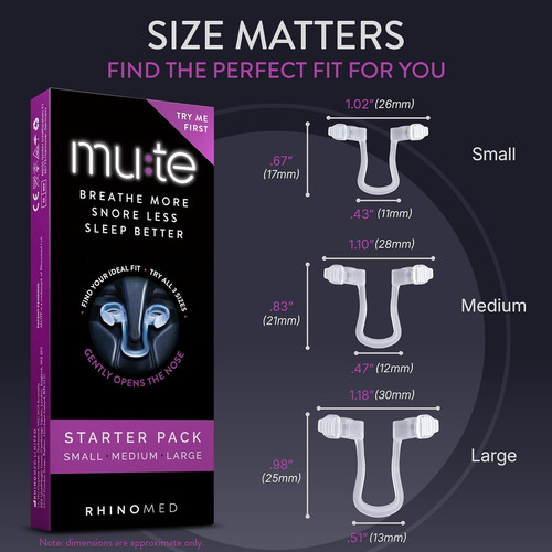 Mute Snore Stopper Dilatador Nasal Para Reducir Ronquidos