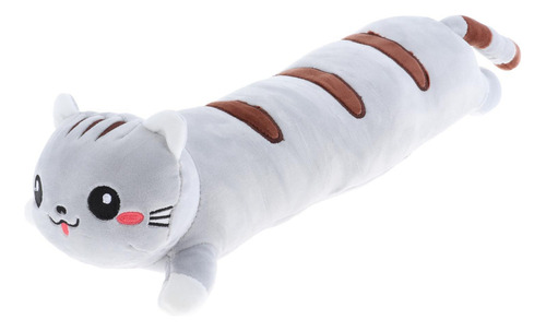 Juguete De Almohada De Peluche Largo Y Largo Gatito Suave
