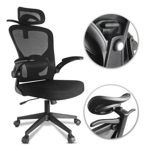 Cadeira Ergonômica Python Fly Suporte Para Lombar Ajustável