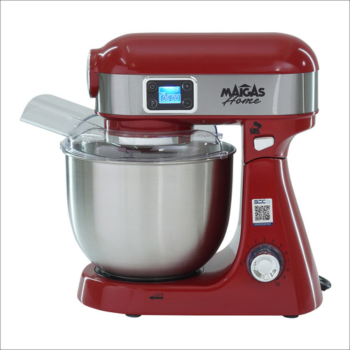 Batidora De Pie Maigas Lorenzza 5 Litros Roja
