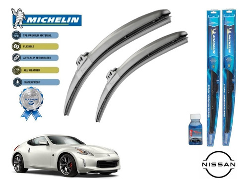 Par Plumas Limpiabrisas Nissan 370z 2015 Michelin