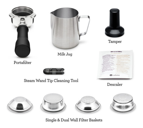 Máquina De Café Espresso Breville Bambino Bes450bss De Acero