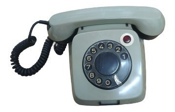 Telefono Vintage Antigüedad Blanco