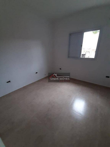 Imagem 22 de 30 de Sobreposta Recém Construída, Com 2 Dormitórios Suítes, 2 Vagas À Venda, 90 M² Por R$ 477.000 - Marapé - Santos/sp - So0137